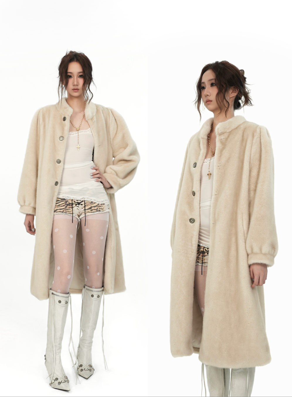 SIV 002 LONG FUR COAT